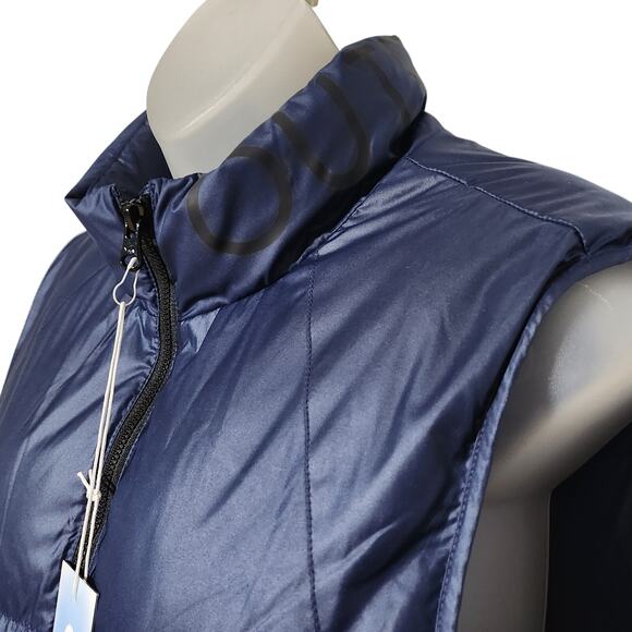 OUTERKNOWN Active ECHO MONO Zip Up Puffer Vest in Marine Blue Women's L NWT $248 - Picture 7 of 11